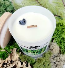 Load image into Gallery viewer, Soy Wood Wick Bamboo Grove Candle 10oz top