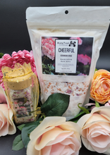 Load image into Gallery viewer, Geranium and Rose Bath Salts 4oz plus Refill 27oz bag