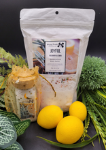 Load image into Gallery viewer, Rosemary and Lemon Bath Salts 4oz plus 27oz refill bag
