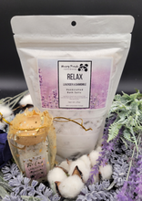 Load image into Gallery viewer, Lavender and Jasmine Bath Salts 4oz plus 27oz refill bag