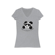 Load image into Gallery viewer, Be Happy! Woman's V Neck - Happy Panda Home Brands