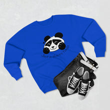 Load image into Gallery viewer, Be Happy! Happy Panda Crewneck Sweater