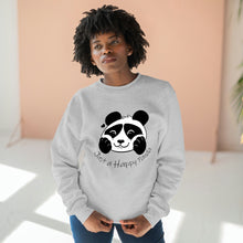Load image into Gallery viewer, Be Happy! Happy Panda Crewneck Sweater