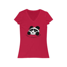 Load image into Gallery viewer, Be Happy! Woman's V Neck - Happy Panda Home Brands