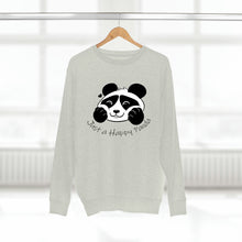 Load image into Gallery viewer, Be Happy! Happy Panda Crewneck Sweater