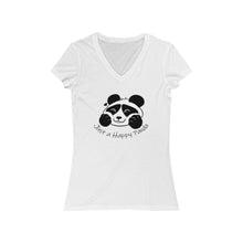 Load image into Gallery viewer, Be Happy! Woman's V Neck - Happy Panda Home Brands
