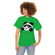Load image into Gallery viewer, Be Happy! Happy Panda T-shirt - Happy Panda Home Brands