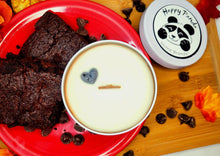 Load image into Gallery viewer, Soy Wood Wick Double Fudge Brownie Candle 6oz Top