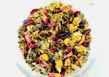 Load image into Gallery viewer, Loose Leaf Tea Chamomile and Mint Petals and Flower Close Up