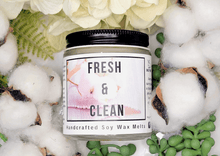 Load image into Gallery viewer, Fresh and Clean Wax Melt front 2oz