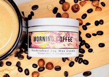 Load image into Gallery viewer, Morning Coffee Candle front 6oz