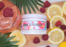 Load image into Gallery viewer, Soy Wood Wick Pink Lemonade Candle 6oz