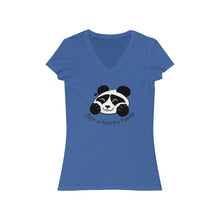 Load image into Gallery viewer, Be Happy! Woman's V Neck - Happy Panda Home Brands
