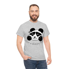 Load image into Gallery viewer, Be Happy! Happy Panda T-shirt - Happy Panda Home Brands