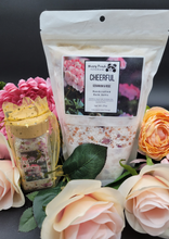 Load image into Gallery viewer, Geranium and Rose Bath Salts 4oz plus Refill 27oz bag
