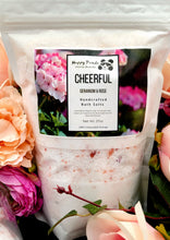 Load image into Gallery viewer, Geranium and Rose Bath Salts 27oz Close up
