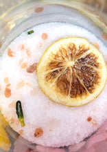 Load image into Gallery viewer, Rosemary and Lemon Salts Close up
