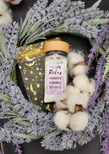 Load image into Gallery viewer, Lavender and Jasmine Bath Salts 4oz Glass Jar
