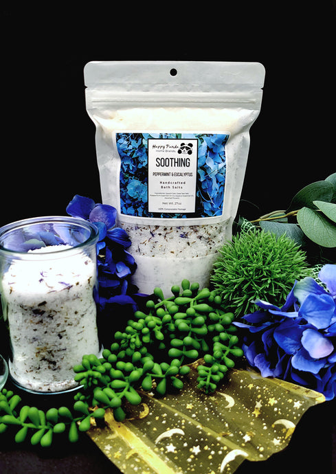 Peppermint and Eucalyptus Bath Salts 27oz