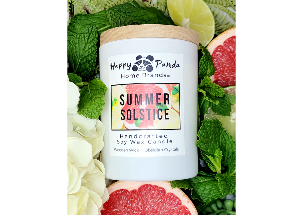 Soy Wood Wick Summer Solstice Candle 10oz