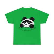 Load image into Gallery viewer, Be Happy! Happy Panda T-shirt - Happy Panda Home Brands
