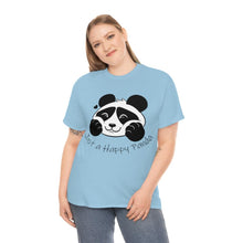 Load image into Gallery viewer, Be Happy! Happy Panda T-shirt - Happy Panda Home Brands
