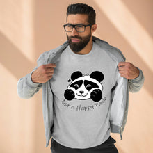 Load image into Gallery viewer, Be Happy! Happy Panda Crewneck Sweater
