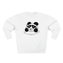 Load image into Gallery viewer, Be Happy! Happy Panda Crewneck Sweater
