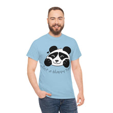 Load image into Gallery viewer, Be Happy! Happy Panda T-shirt - Happy Panda Home Brands
