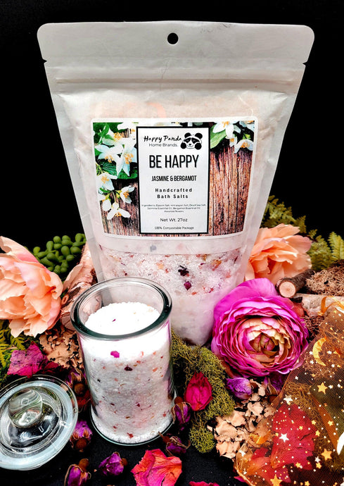 Jasmine and Bergamot Bath Salts 27oz