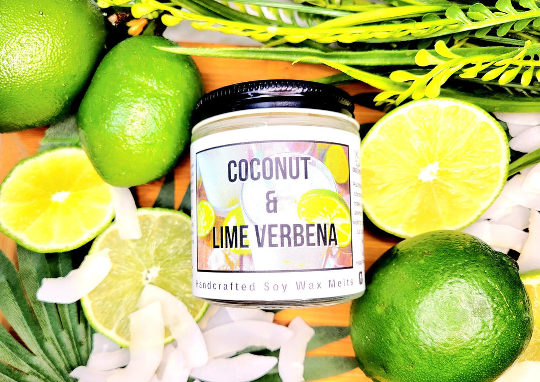 Coconut Lime Verbena Wax Tart 2oz