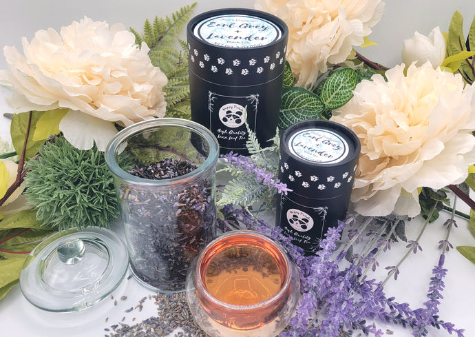 Loose Leaf Tea Earl Grey and Lavender Display