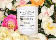 Load image into Gallery viewer, Soy Wood Wick Gardeners Dream Candle 10oz
