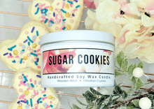 Load image into Gallery viewer, Soy Wood Wick Sugar Cookies Candle 6oz
