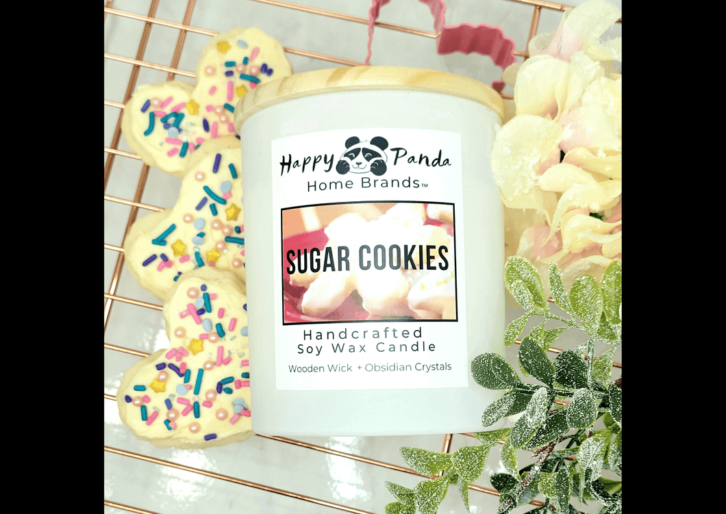 Soy Wood Wick Sugar Cookies Candle 10oz