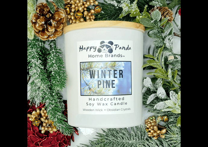 Soy Wood Wick Winter Pine Candle 10oz