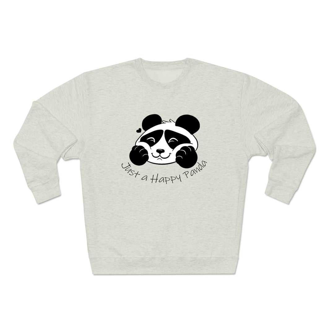 Be Happy! Happy Panda Crewneck Sweater