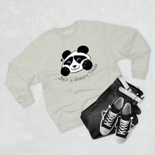 Load image into Gallery viewer, Be Happy! Happy Panda Crewneck Sweater
