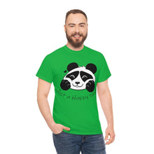 Load image into Gallery viewer, Be Happy! Happy Panda T-shirt - Happy Panda Home Brands
