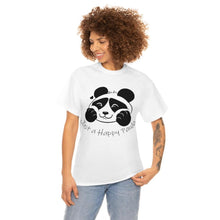 Load image into Gallery viewer, Be Happy! Happy Panda T-shirt - Happy Panda Home Brands
